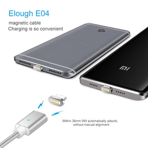 Multi Device Fast Charging Magnetic USB Cable For iPhone / Samsung