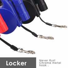 Load image into Gallery viewer, LED Light &amp; Clean-up Bag Retractable Leash