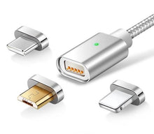 Load image into Gallery viewer, Multi Device Fast Charging Magnetic USB Cable For iPhone / Samsung