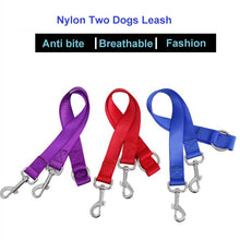 Load image into Gallery viewer, Walk 2 Two Dogs; Twin Lead Walking Leash